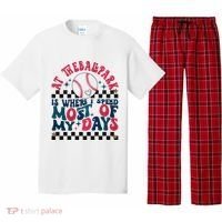 At The Ballpark Is Where I Spend Most Of My Days Pajama Set thumb 0