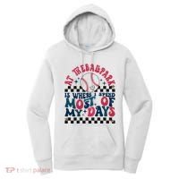 At The Ballpark Is Where I Spend Most Of My Days Women's Hoodie thumb 0