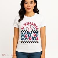 At The Ballpark Is Where I Spend Most Of My Days Women's T-Shirt thumb 4