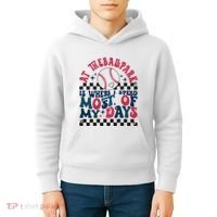 At The Ballpark Is Where I Spend Most Of My Days Kids Hoodie thumb 4