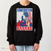 American Trump Badass Women's Sweatshirt thumb 0