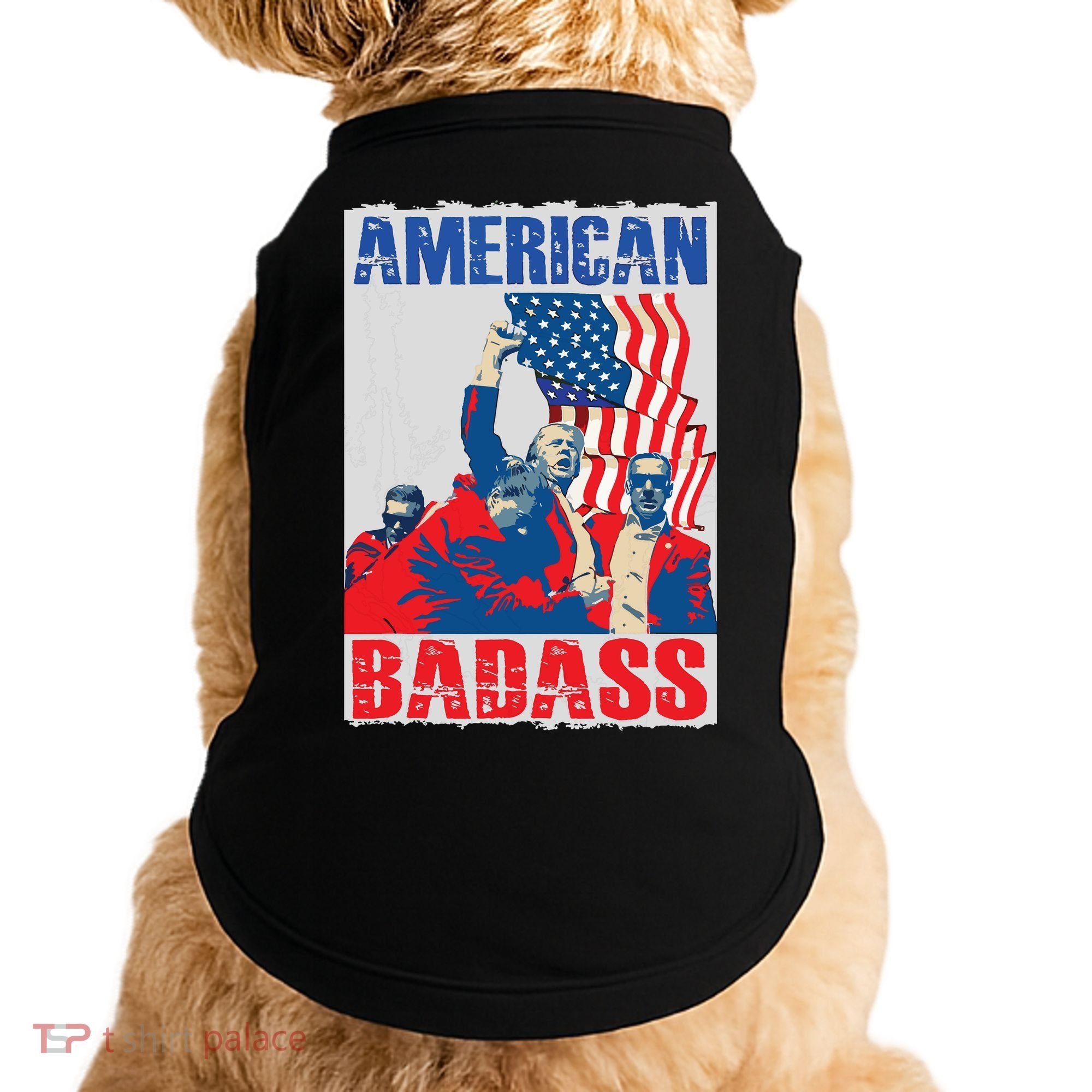 American Trump Badass Doggie Tank
