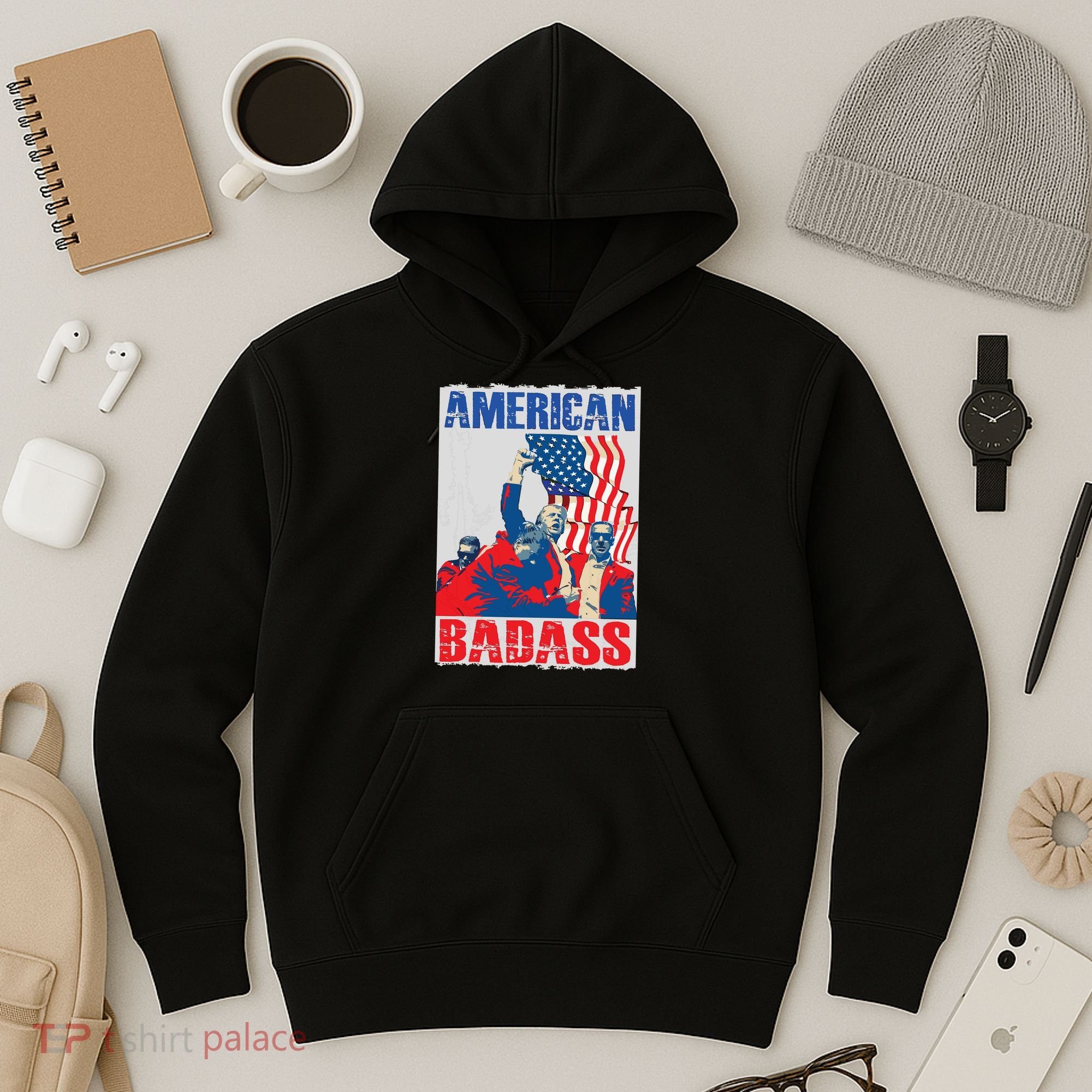 American Trump Badass Hoodie