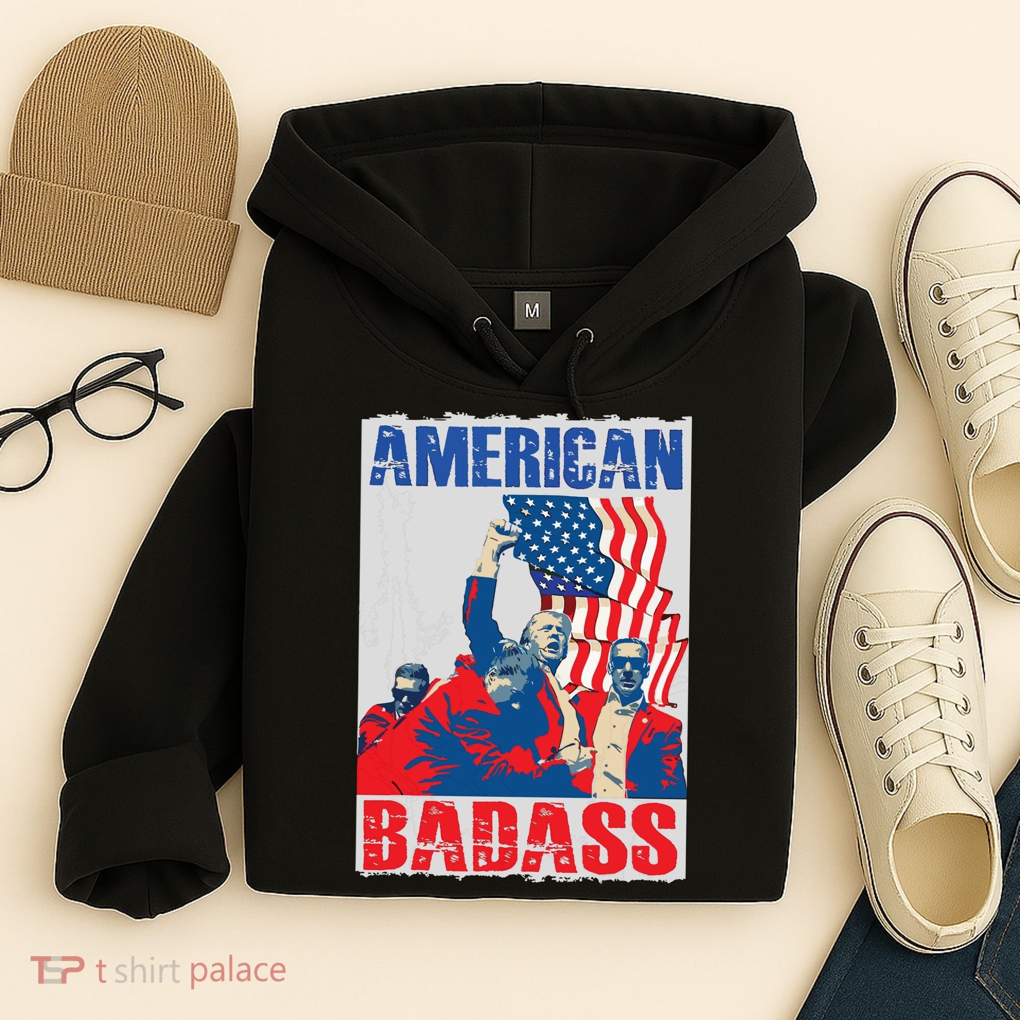 American Trump Badass Hoodie