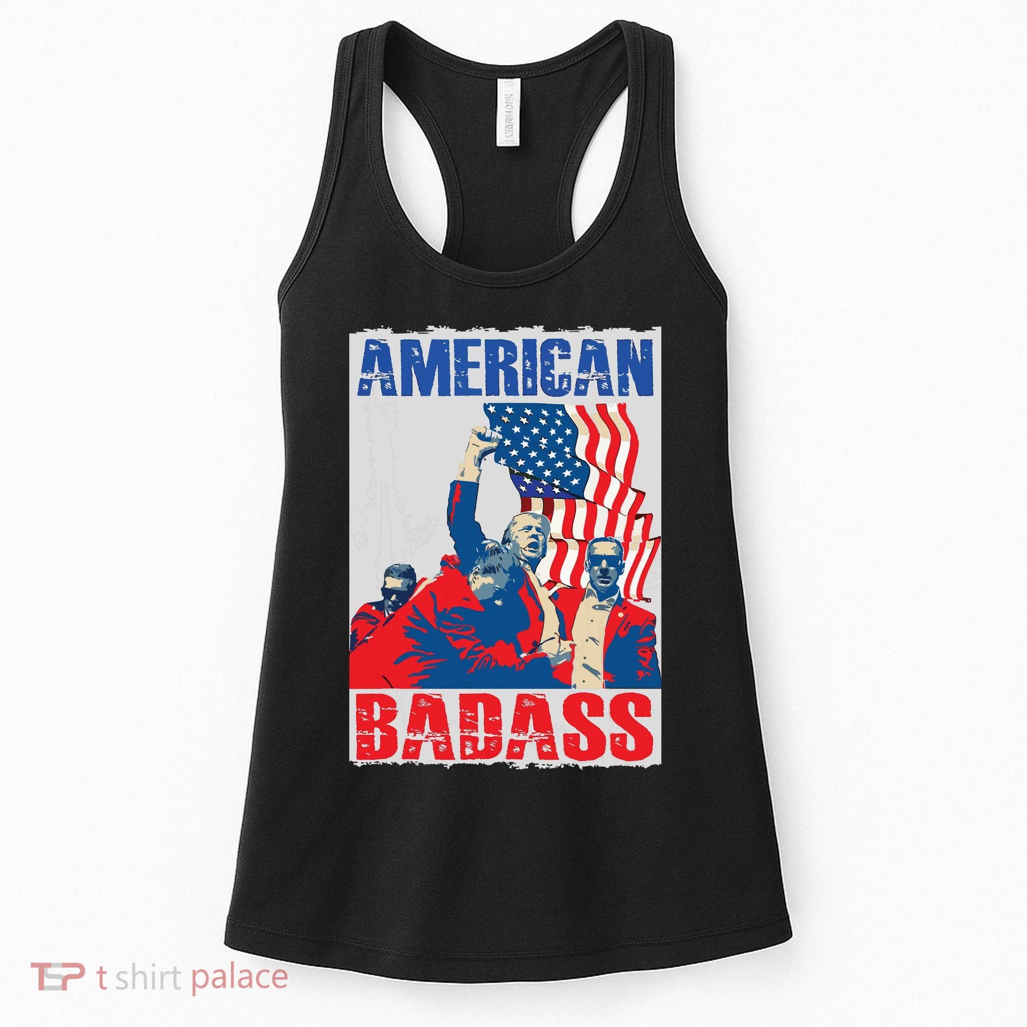 American Trump Badass Women's Tank Top