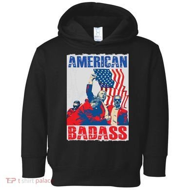 American Trump Badass Toddler Hoodie