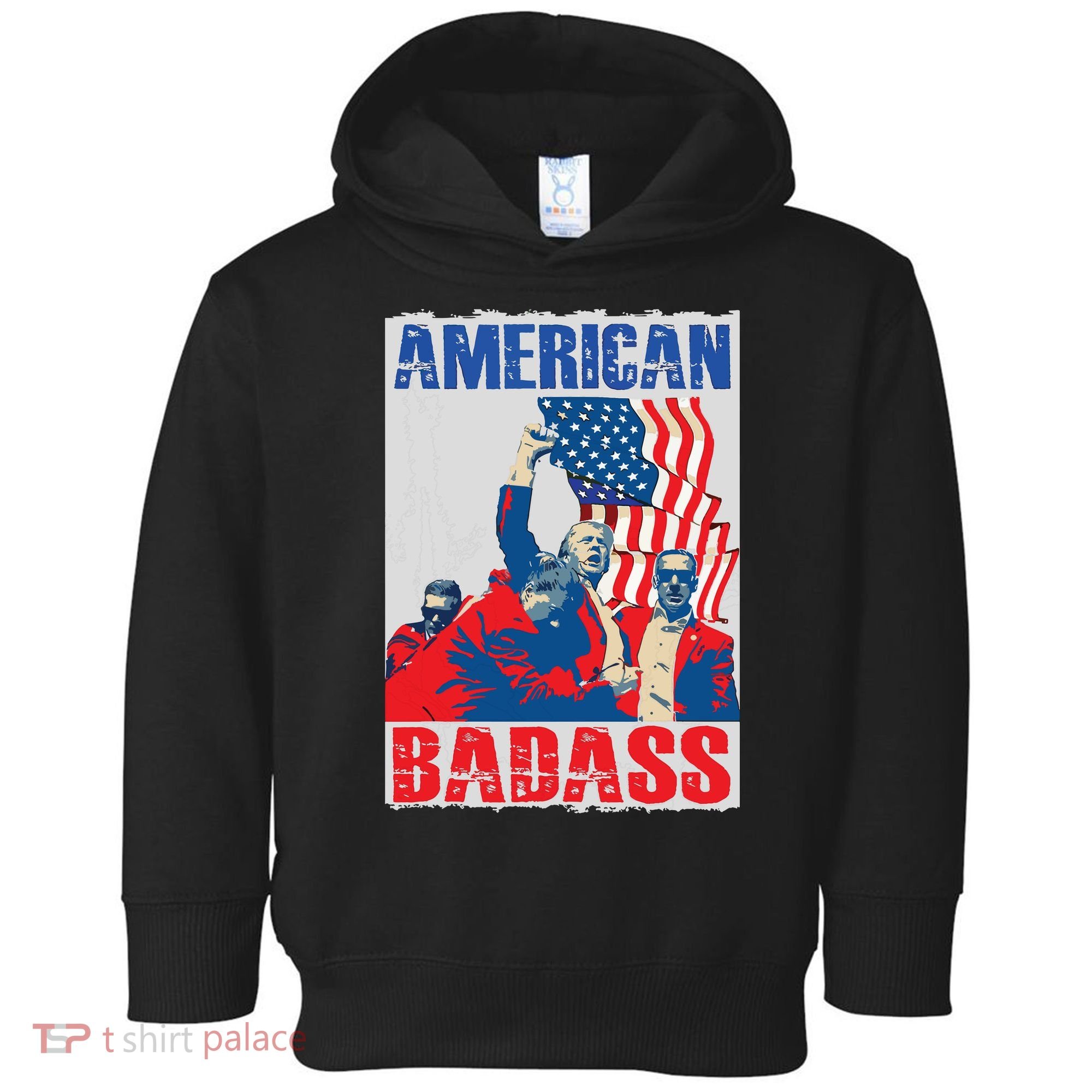 American Trump Badass Toddler Hoodie