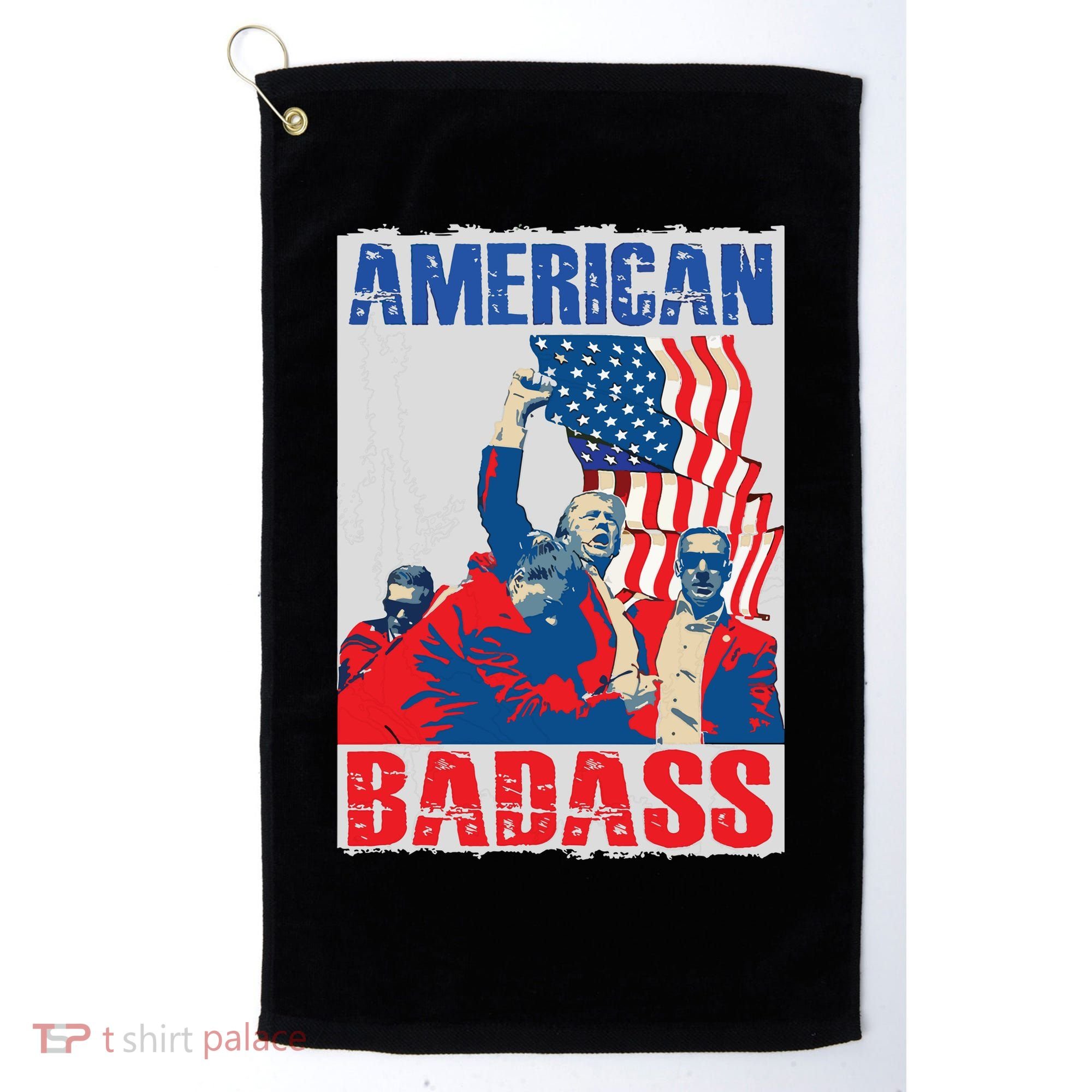 American Trump Badass Golf Towel