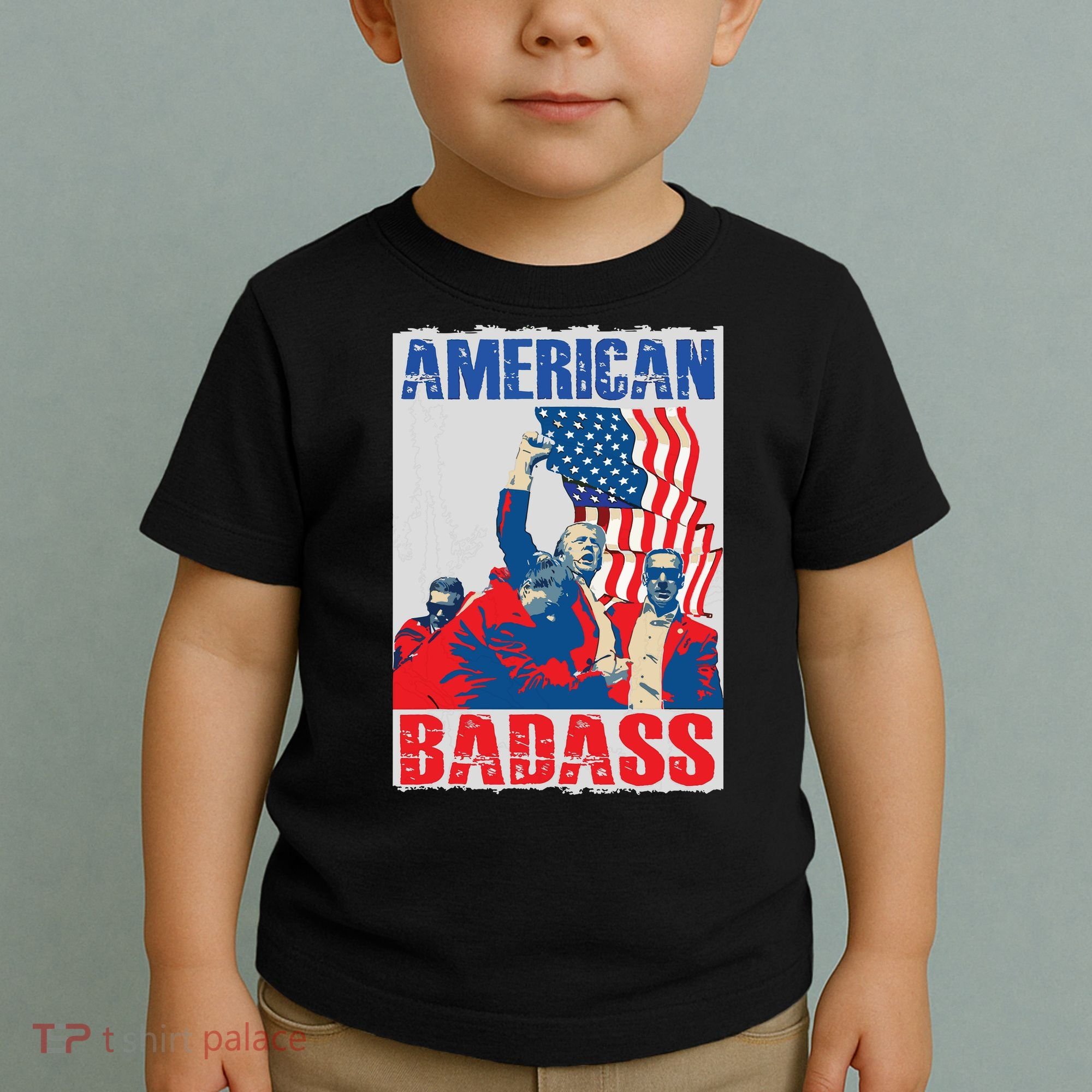 American Trump Badass Toddler T-Shirt
