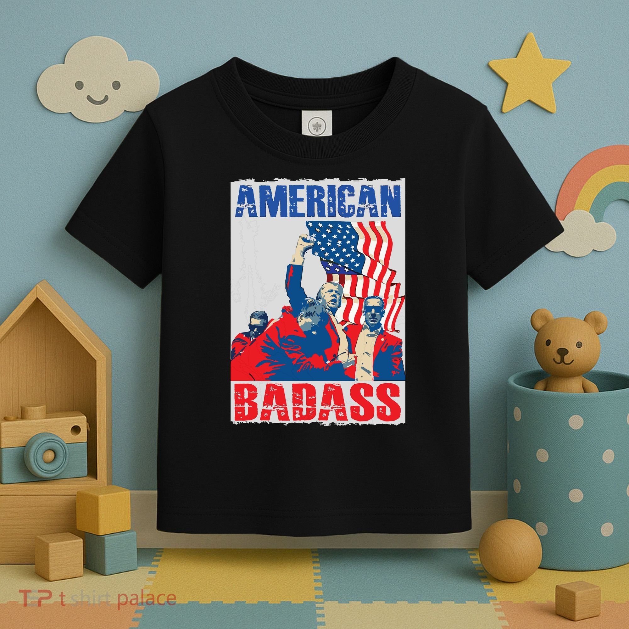 American Trump Badass Toddler T-Shirt