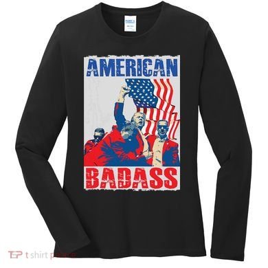 American Trump Badass Women's Long Sleeve Shirt