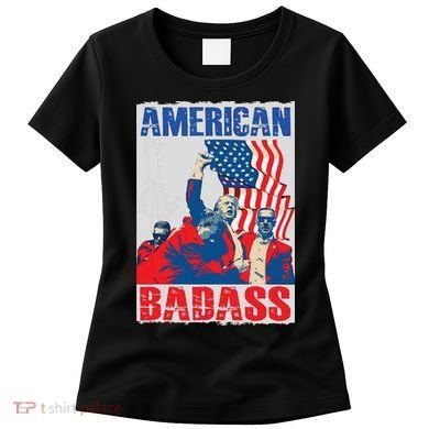 American Trump Badass Women's T-Shirt