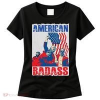 American Trump Badass Women's T-Shirt thumb 0