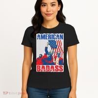 American Trump Badass Women's T-Shirt thumb 4