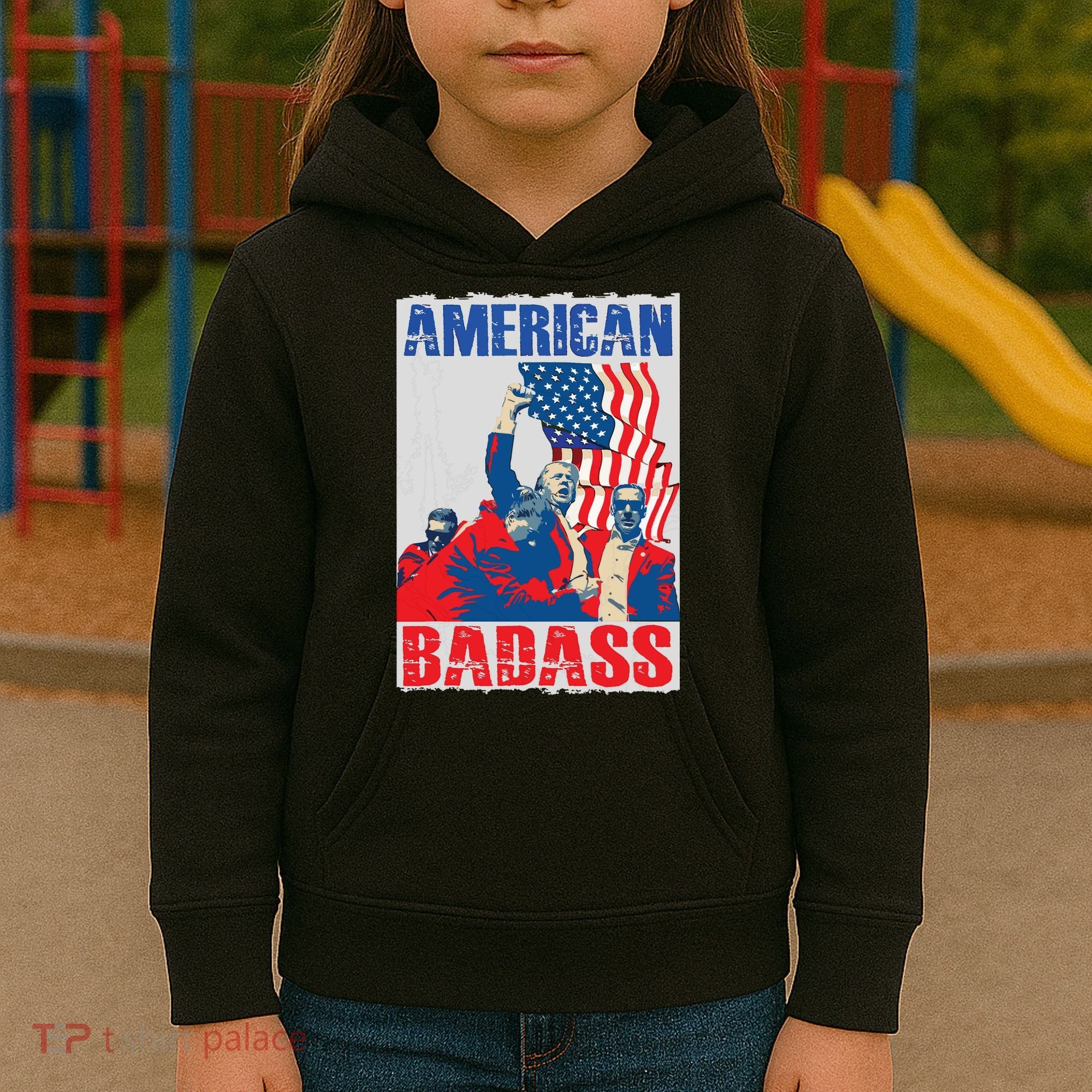 American Trump Badass Kids Hoodie