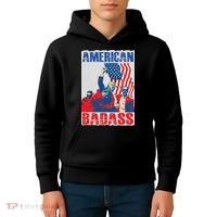 American Trump Badass Kids Hoodie thumb 4