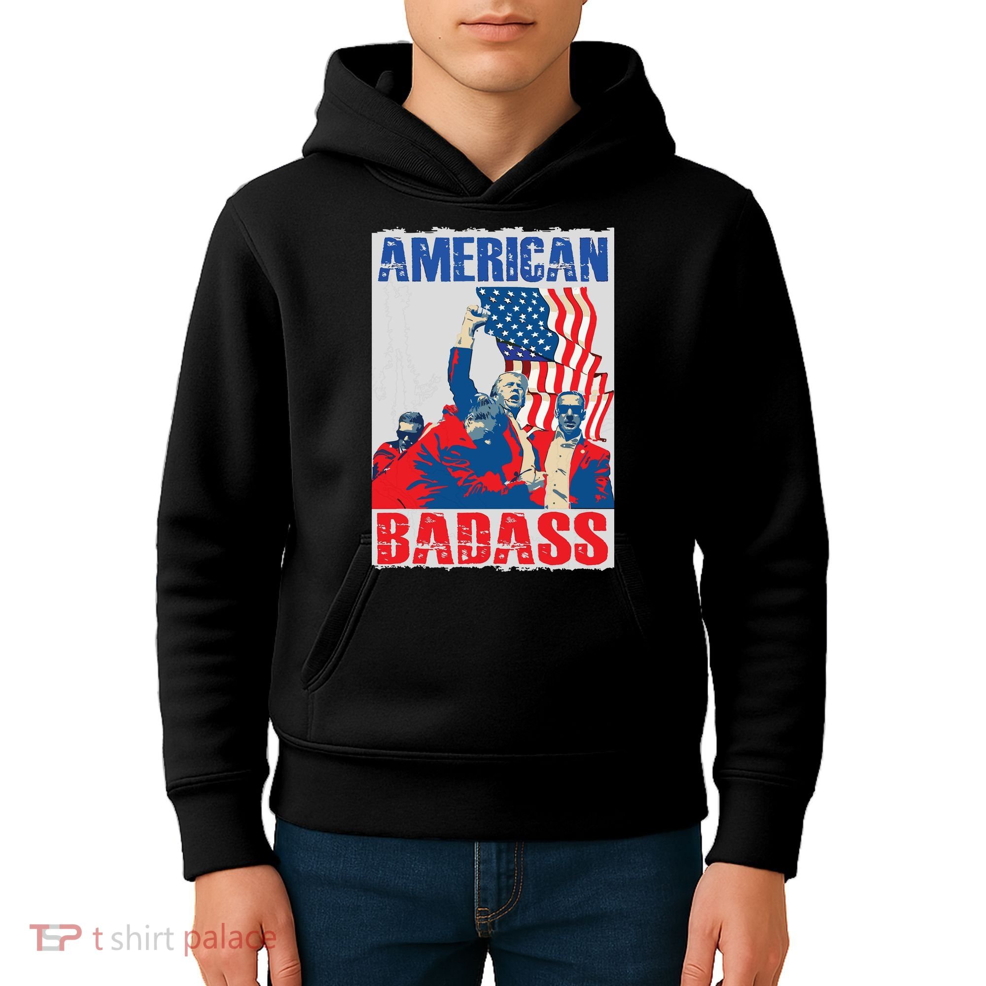 American Trump Badass Kids Hoodie