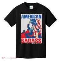 American Trump Badass Kids T-Shirt thumb 0