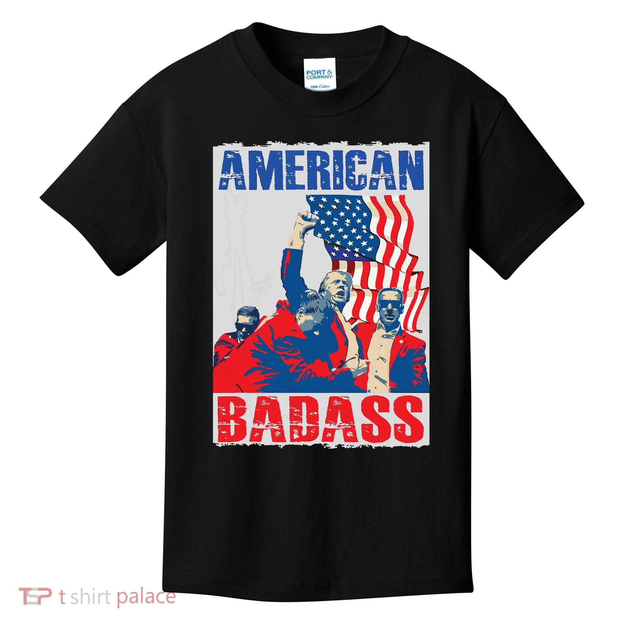 American Trump Badass Kids T-Shirt
