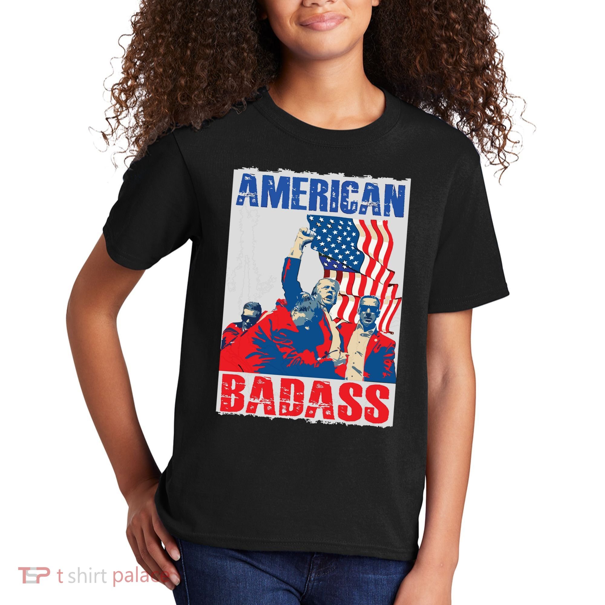 American Trump Badass Kids T-Shirt