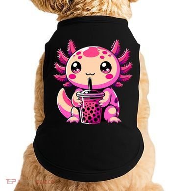 Axolotl Tea Bubble Tea Anime Kawaii Axolotl Doggie Tank