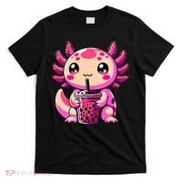 Axolotl Tea Bubble Tea Anime Kawaii Axolotl T-Shirt thumb 0
