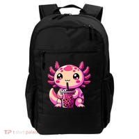 Axolotl Tea Bubble Tea Anime Kawaii Axolotl Backpack thumb 0