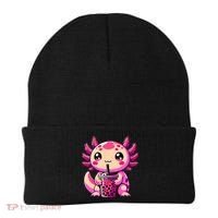 Axolotl Tea Bubble Tea Anime Kawaii Axolotl Beanie thumb 0