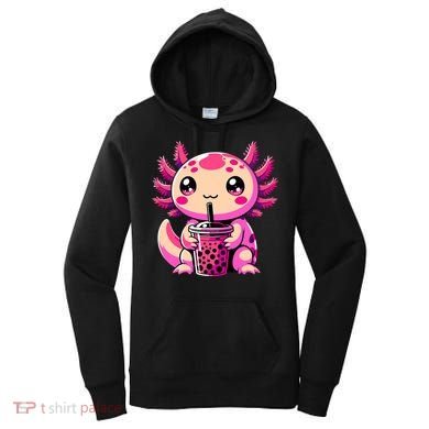 Axolotl Tea Bubble Tea Anime Kawaii Axolotl Women's Hoodie