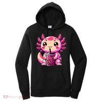 Axolotl Tea Bubble Tea Anime Kawaii Axolotl Women's Hoodie thumb 0