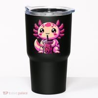 Axolotl Tea Bubble Tea Anime Kawaii Axolotl Tumbler thumb 0