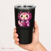 Axolotl Tea Bubble Tea Anime Kawaii Axolotl Tumbler thumb 2