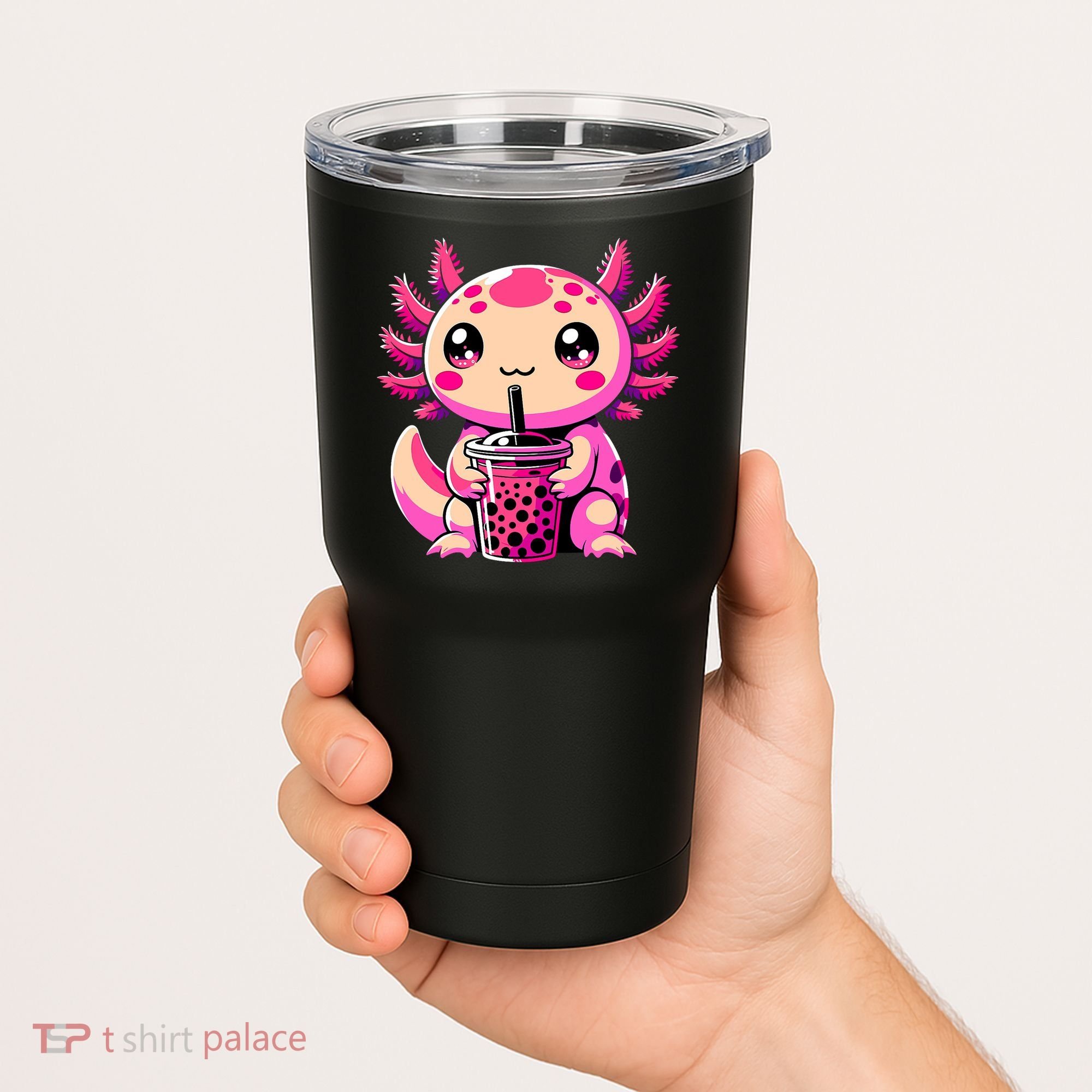 Axolotl Tea Bubble Tea Anime Kawaii Axolotl Tumbler