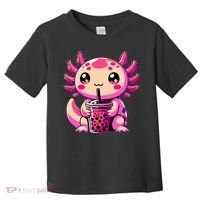 Axolotl Tea Bubble Tea Anime Kawaii Axolotl Toddler T-Shirt thumb 0