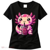 Axolotl Tea Bubble Tea Anime Kawaii Axolotl Women's T-Shirt thumb 0