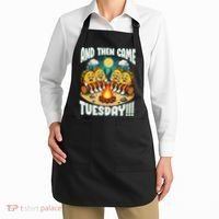 And Then Came Tuesday Scary Campfire Story Taco Tuesday Apron thumb 2