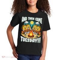 And Then Came Tuesday Scary Campfire Story Taco Tuesday Kids T-Shirt thumb 2