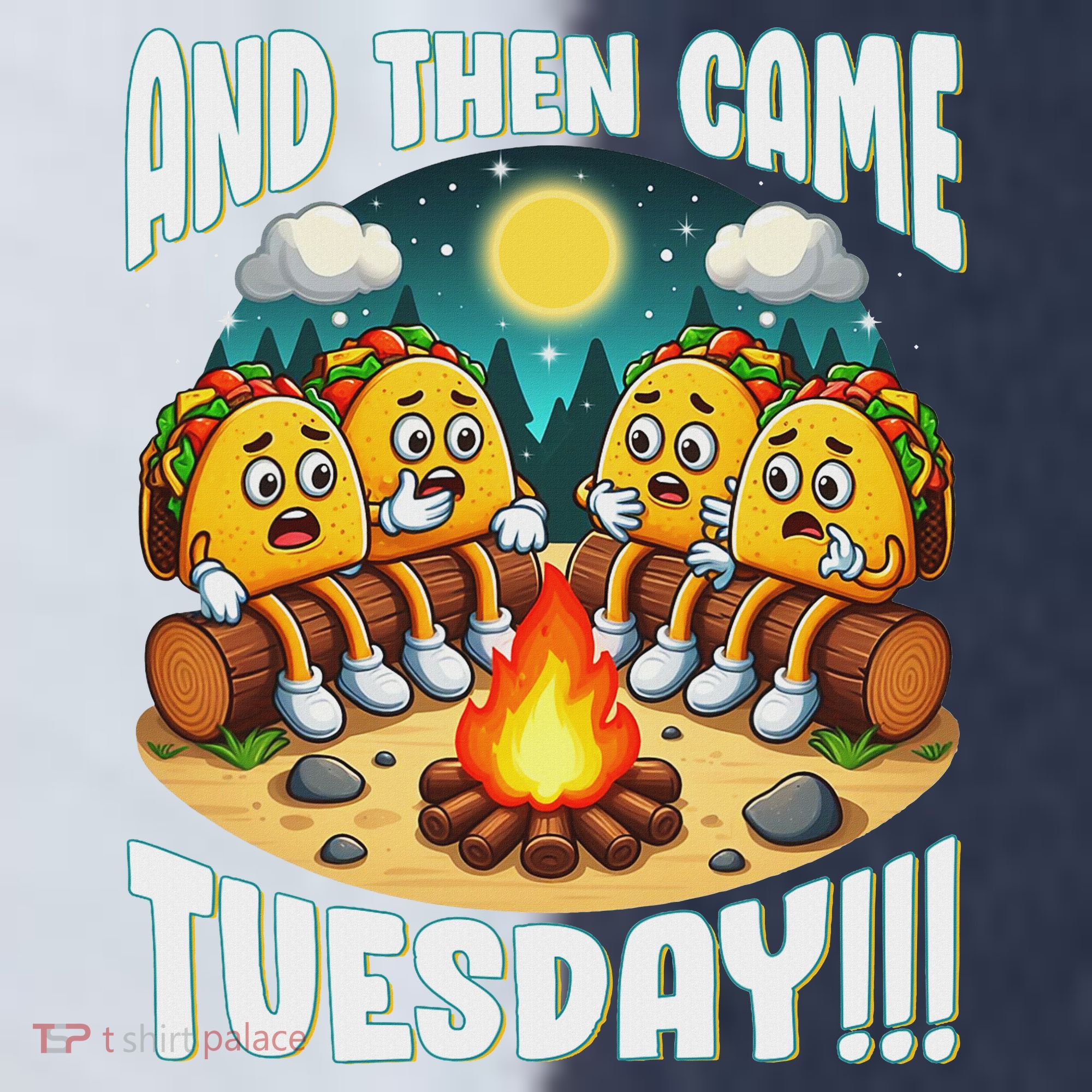 And Then Came Tuesday Scary Campfire Story Taco Tuesday Sport-Tek Competitor United Soccer Jersey