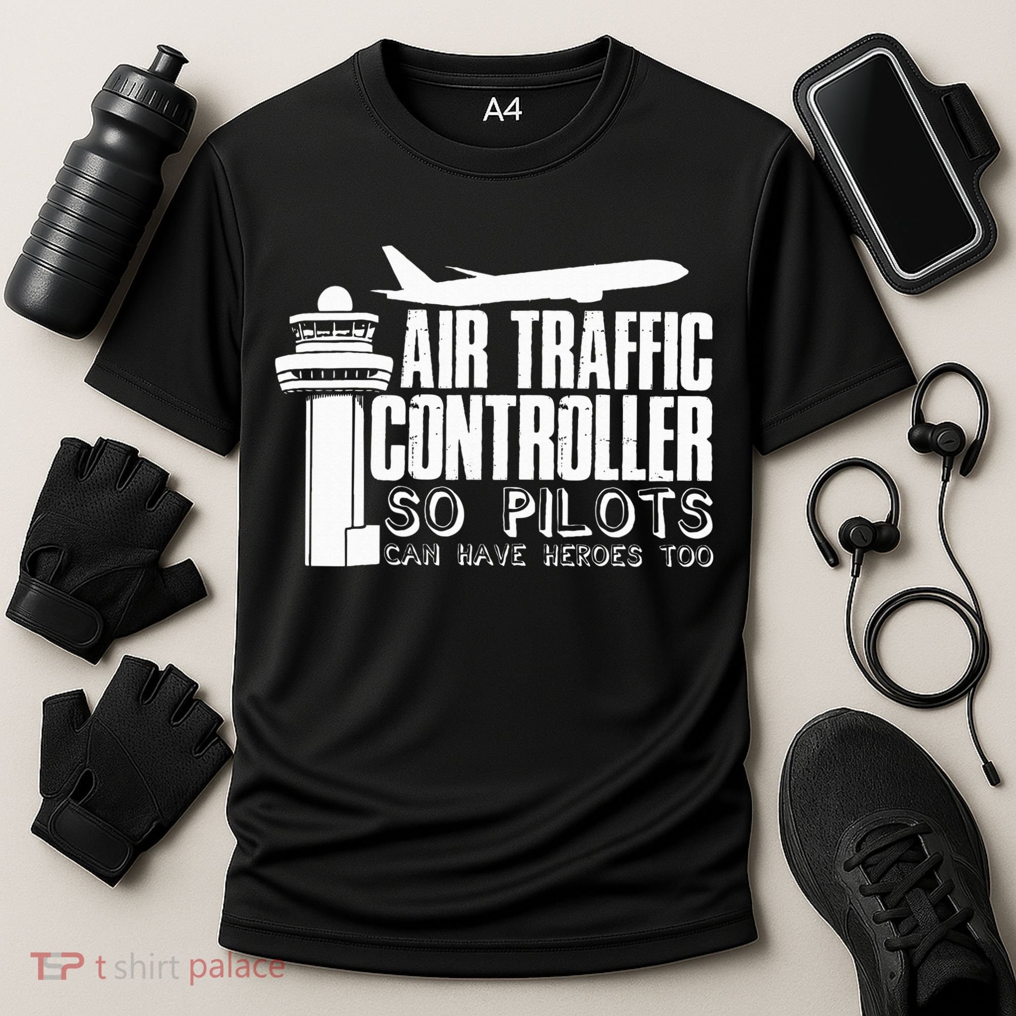 Air Traffic Controller Joke Pilot Saying Flight Control Cooling Performance Crew T-Shirt