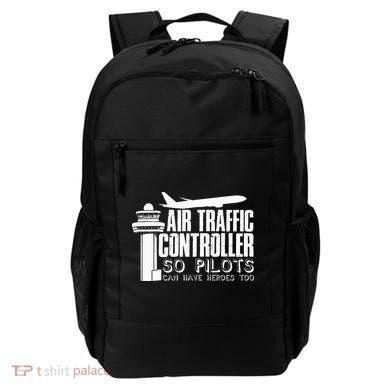 Air Traffic Controller Joke Pilot Saying Flight Control Backpack