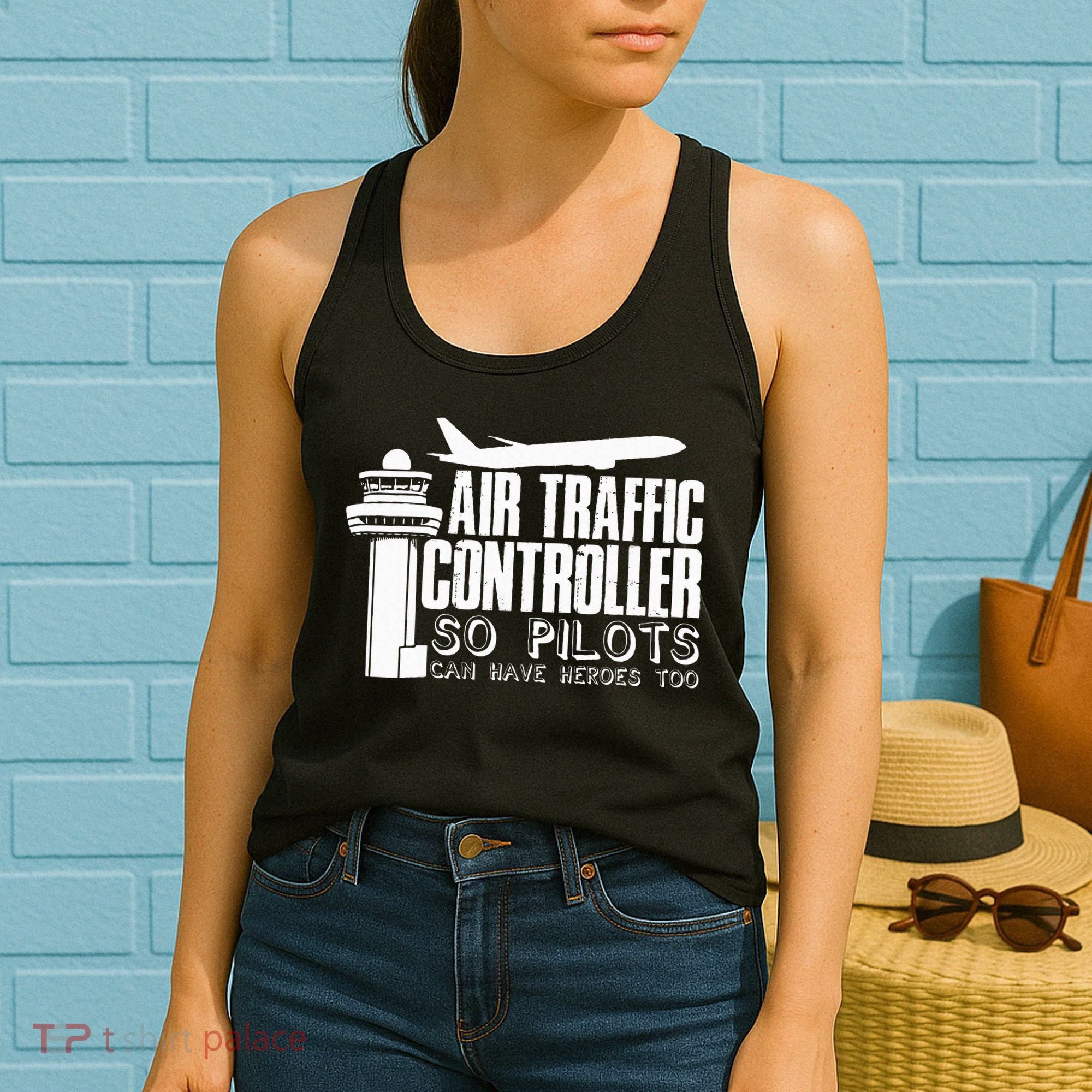 Air Traffic Controller Joke Pilot Saying Flight Control Women's Tank Top