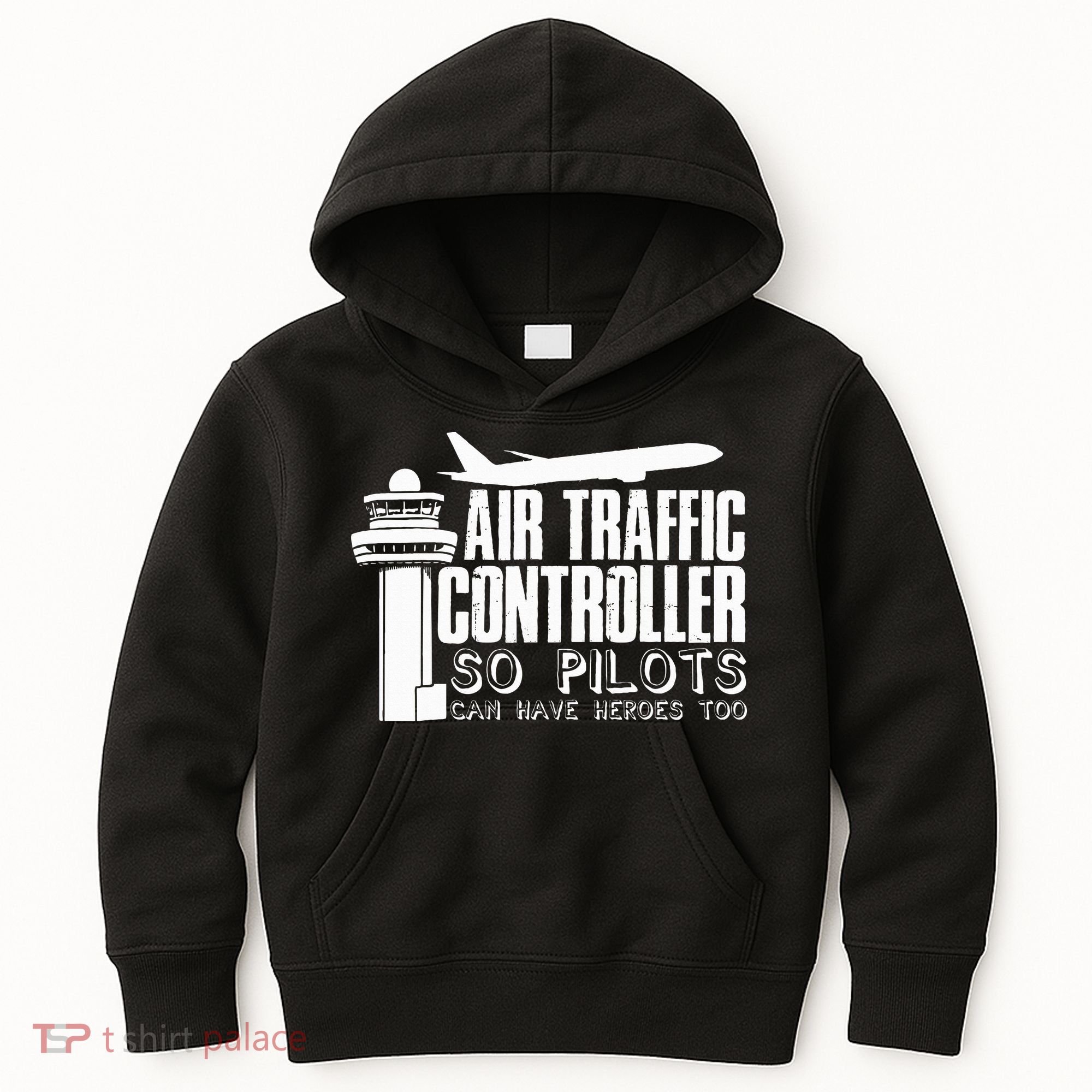 Air Traffic Controller Joke Pilot Saying Flight Control Kids Hoodie
