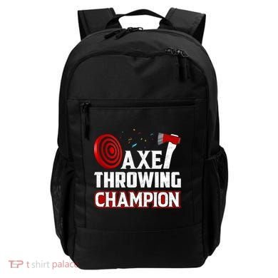 Axe Throwing Champion Sawdust Woodworker Carpenter Gift Backpack