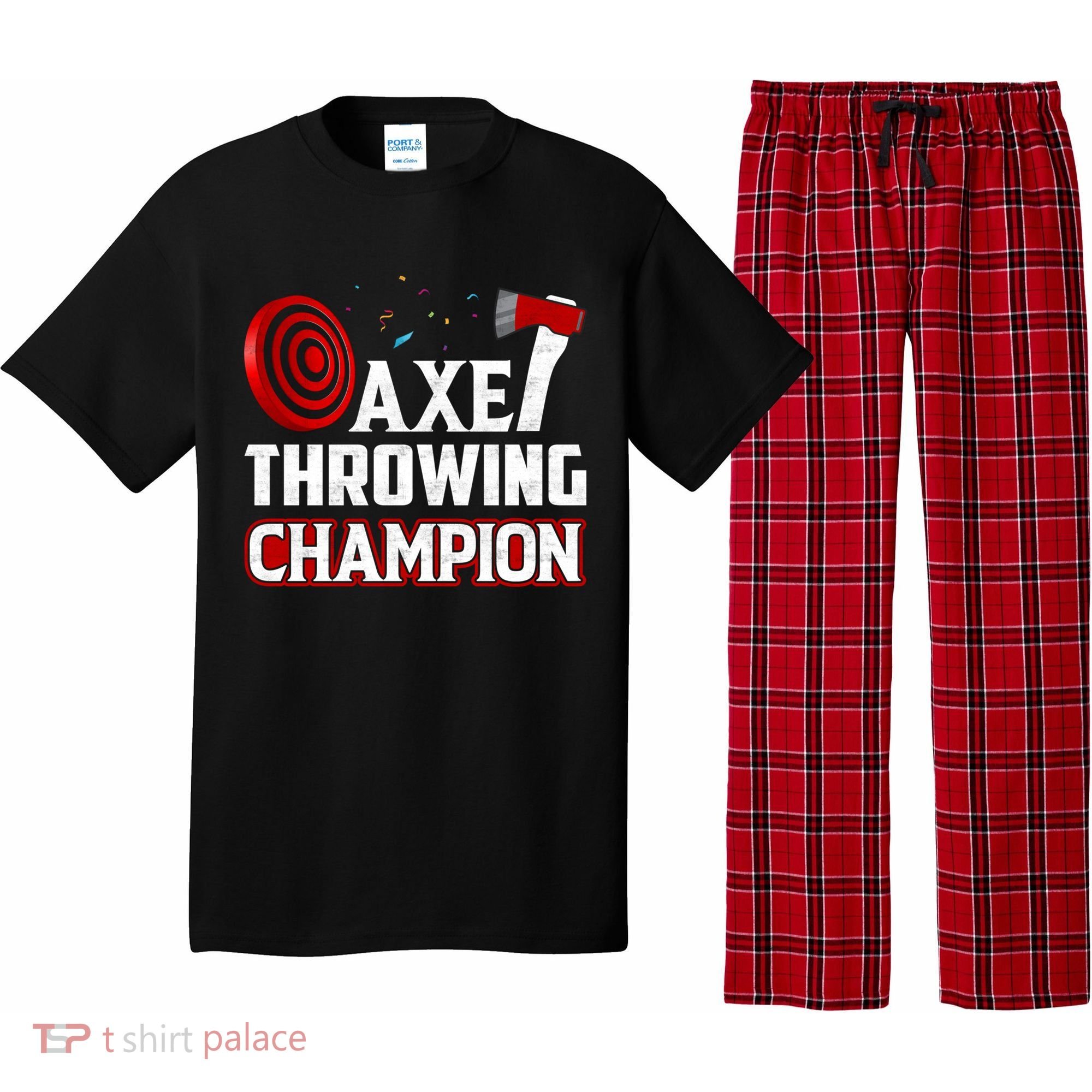 Axe Throwing Champion Sawdust Woodworker Carpenter Gift Pajama Set