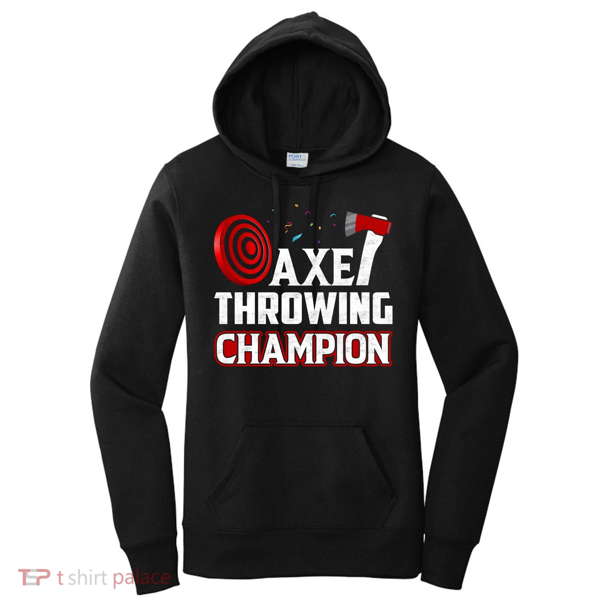Axe Throwing Champion Sawdust Woodworker Carpenter Gift Women's Hoodie