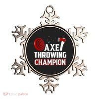 Axe Throwing Champion Sawdust Woodworker Carpenter Gift Ornament thumb 0