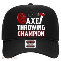 Axe Throwing Champion Sawdust Woodworker Carpenter Gift Hat thumb 0