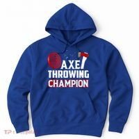Axe Throwing Champion Sawdust Woodworker Carpenter Gift Hoodie thumb 0