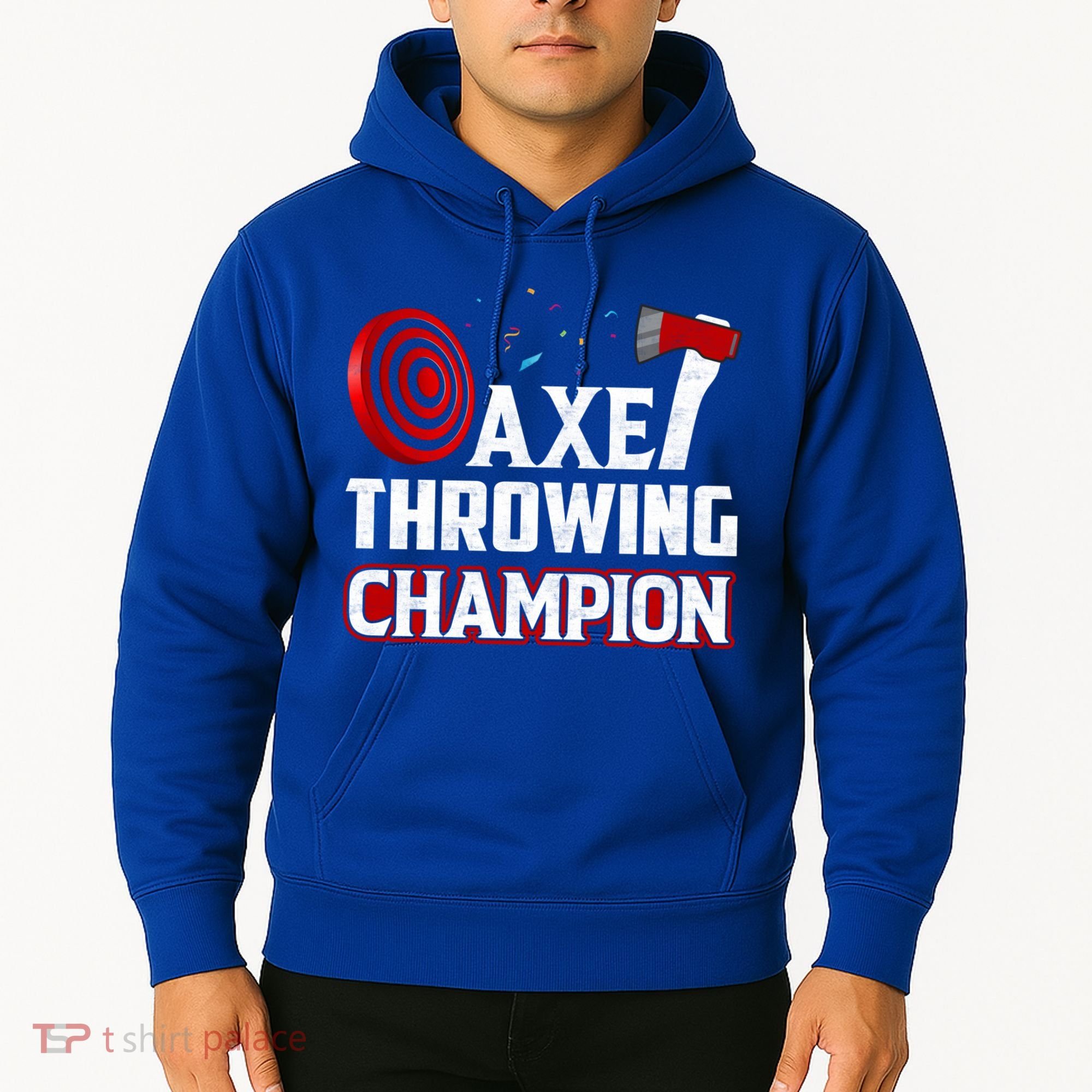 Axe Throwing Champion Sawdust Woodworker Carpenter Gift Hoodie