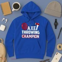 Axe Throwing Champion Sawdust Woodworker Carpenter Gift Hoodie thumb 3
